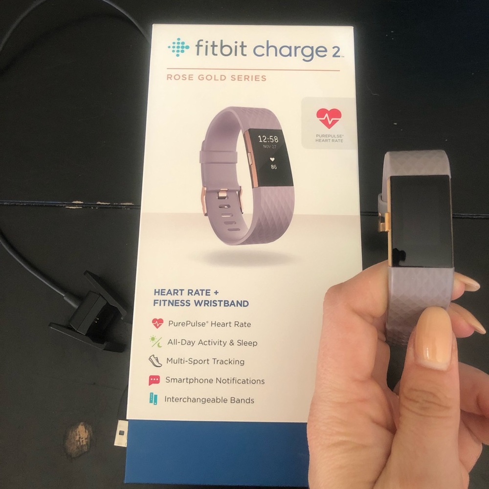Fitbit Charge 2 Rose Gold Series